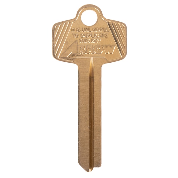 6/7-pin Keyblank, 1C Keyway, Embossed Logo Only, PK50